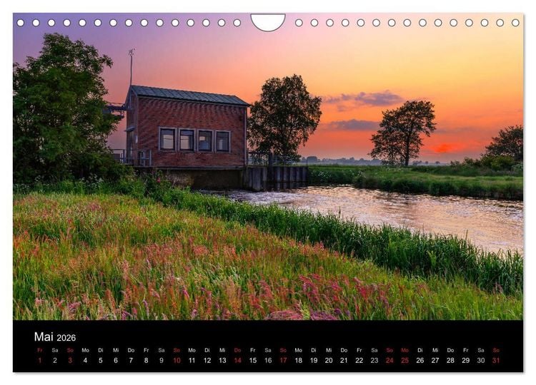 Produktbild: (Ost)Friesische Landschaften (Wandkalender 2026 DIN A4 quer), CALVENDO Monatskalender