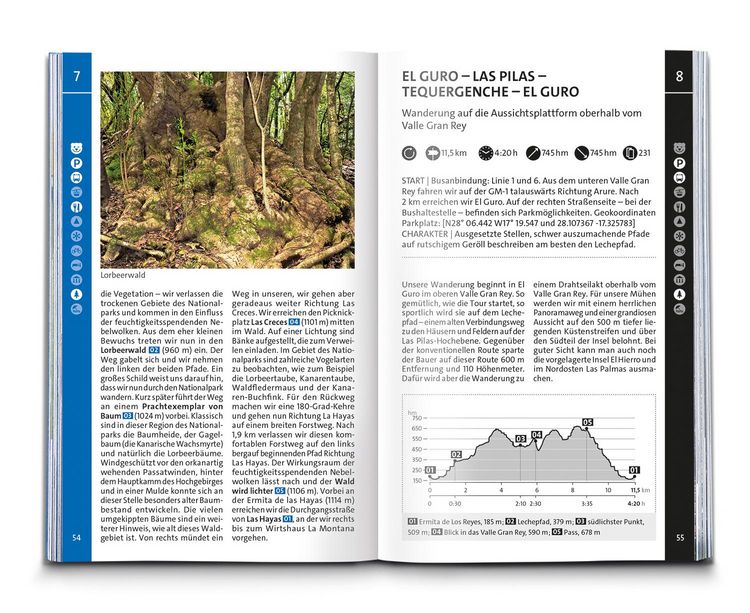 Produktbild: KOMPASS Wanderführer La Gomera, 75 Touren mit Extra-Tourenkarte