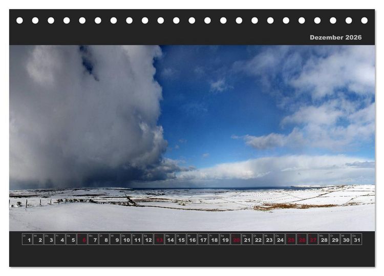 Produktbild: Schottland Panoramen (Tischkalender 2026 DIN A5 quer), CALVENDO Monatskalender