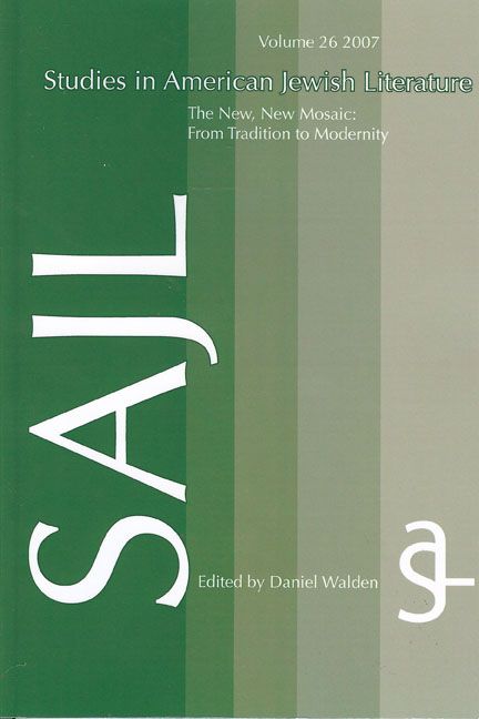 Produktbild: Studies In American Jewish Literature