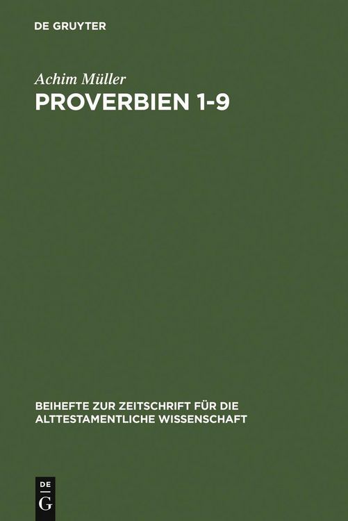 Produktbild: Proverbien 1-9