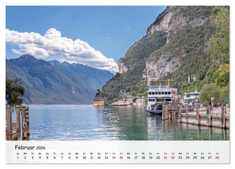 Produktbild: Riva del Garda - Am Gardasee ganz im Norden (Wandkalender 2026 DIN A3 quer), CALVENDO Monatskalender