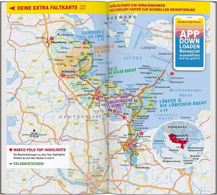 Produktbild: MARCO POLO Reisef&uuml;hrer Ostseek&uuml;ste, Schleswig-Holstein
