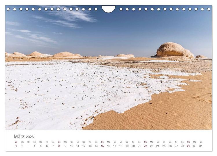 Produktbild: Impressionen - Wei&szlig;e W&uuml;ste (Wandkalender 2026 DIN A4 quer), CALVENDO Monatskalender
