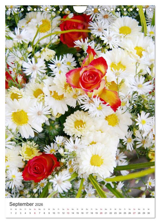 Produktbild: Verliebt in Blumen (Wandkalender 2026 DIN A4 hoch), CALVENDO Monatskalender