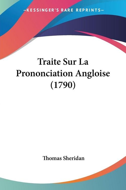 Produktbild: Traite Sur La Prononciation Angloise (1790)
