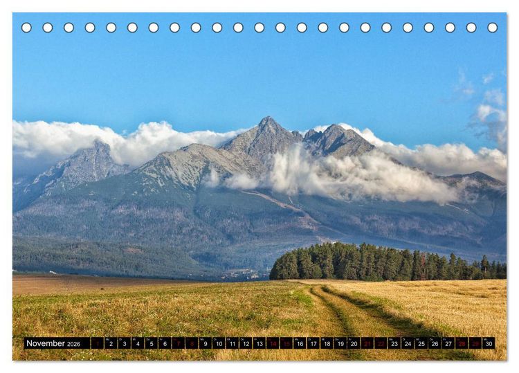 Produktbild: Slowakei - Reise durch das wilde Land (Tischkalender 2026 DIN A5 quer), CALVENDO Monatskalender