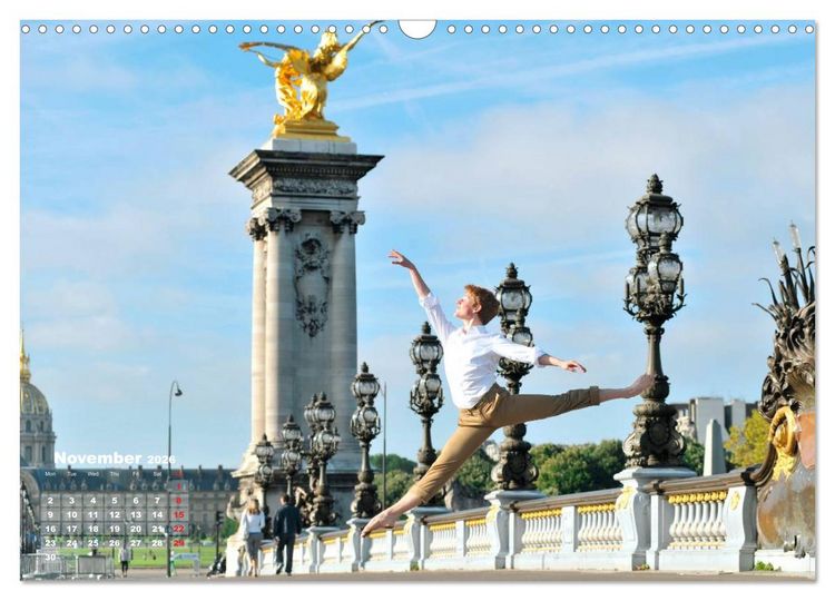 Produktbild: DANCERS IN THE CITY L'Oeil et le Mouvement (Wall Calendar 2026 DIN A3 landscape), CALVENDO 12 Month Wall Calendar