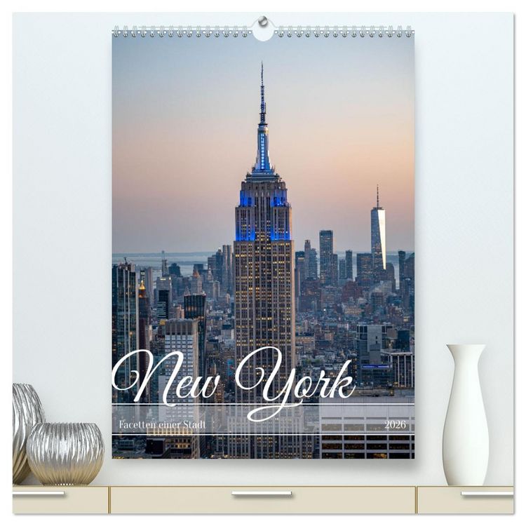 Produktbild: New York, Facetten einer Stadt (hochwertiger Premium Wandkalender 2026 DIN A2 hoch), Kunstdruck in Hochglanz