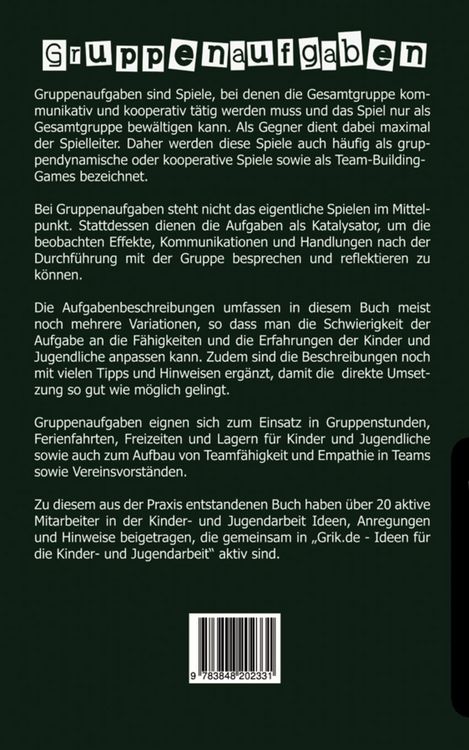Produktbild: Gruppenaufgaben