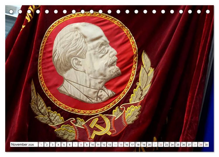 Produktbild: LENIN LEBT - Bilder einer Ikone (Tischkalender 2026 DIN A5 quer), CALVENDO Monatskalender