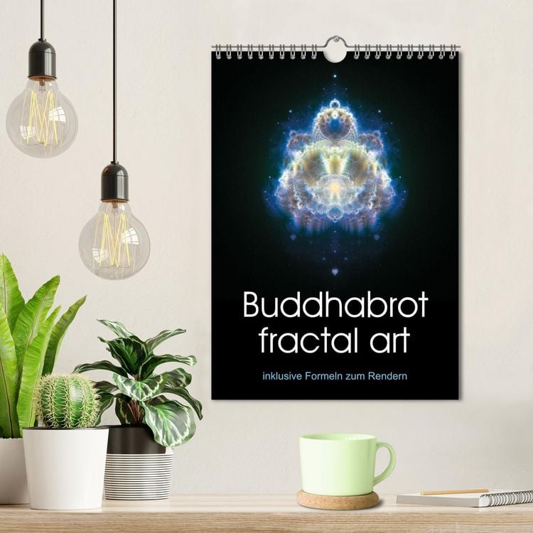 Produktbild: Buddhabrot fractal art (Wandkalender 2027 DIN A4 hoch), CALVENDO Monatskalender