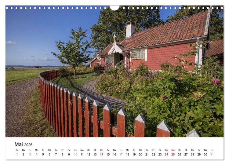 Produktbild: Schweden - Die Highlights von Sm&aring;land bis zur Westk&uuml;ste (Wandkalender 2026 DIN A3 quer), CALVENDO Monatskalender