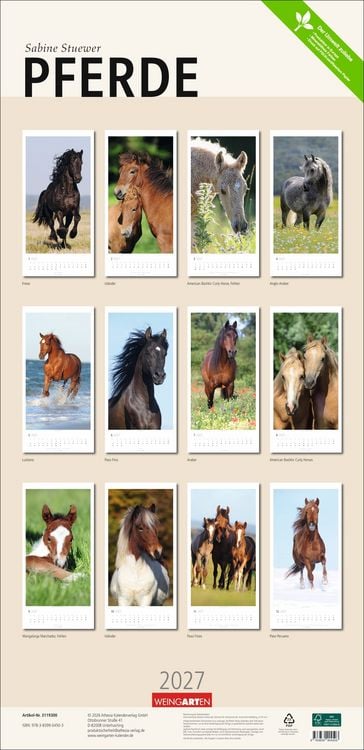 Produktbild: Pferde Kalender 2027
