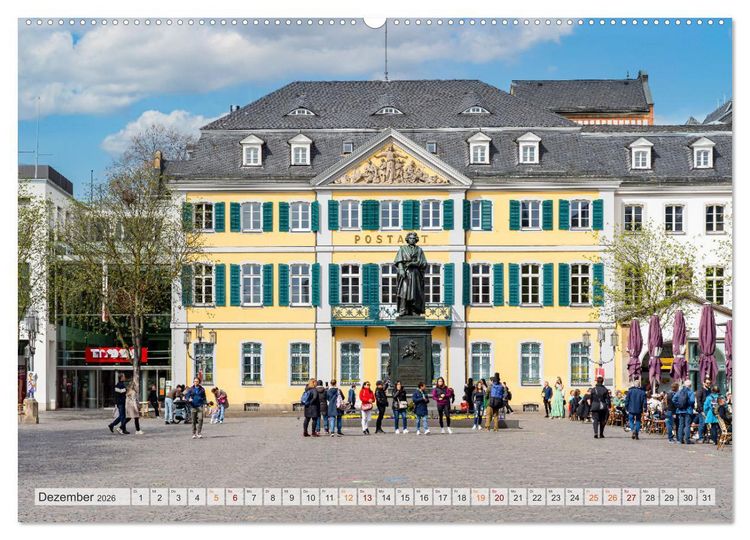 Produktbild: Bonn Impressionen (Wandkalender 2026 DIN A2 quer), CALVENDO Monatskalender