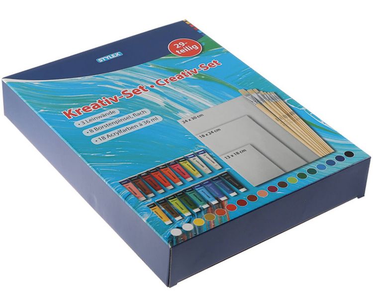 Produktbild: STYLEX Kreativ Set Acryl 29 Teile