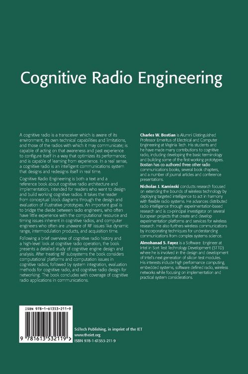 Produktbild: Cognitive Radio Engineering