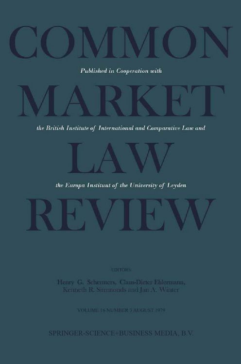 Produktbild: Common Market Law Review