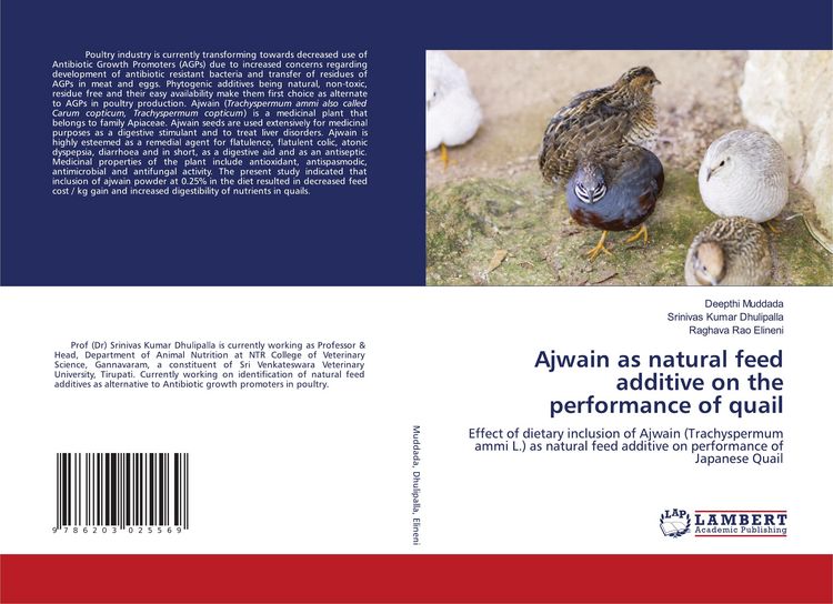 Produktbild: Ajwain as natural feed additive on the performance of quail