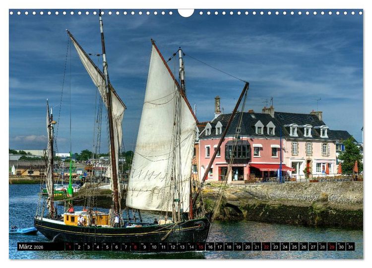 Produktbild: Die Bretagne - Eine Reise zum Ende der Welt (Wandkalender 2026 DIN A3 quer), CALVENDO Monatskalender