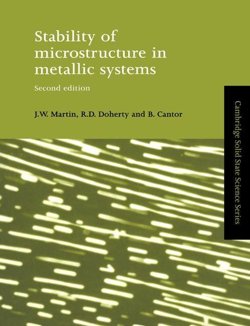 Produktbild: Stability of Microstructure in Metallic Systems
