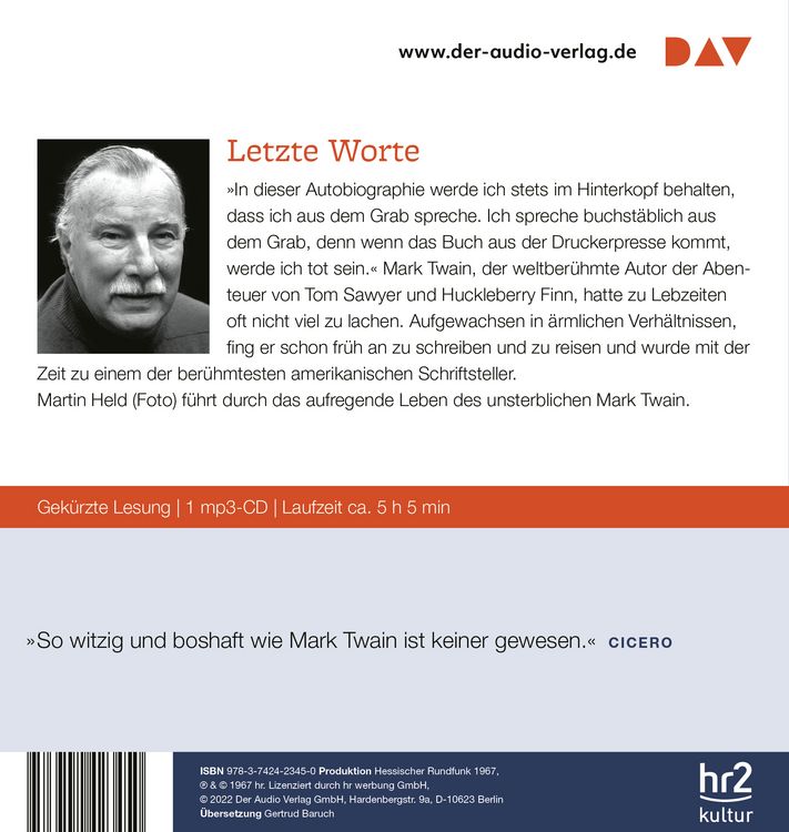 Produktbild: Autobiographie