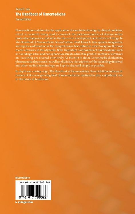 Produktbild: The Handbook of Nanomedicine