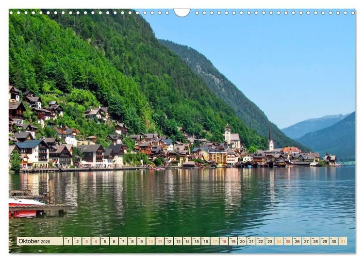 Produktbild: Salzkammergut, &uuml;berraschend vielseitig (Wandkalender 2026 DIN A3 quer), CALVENDO Monatskalender