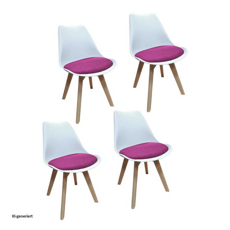 Produktbild: HTI-Living Stuhl Atlanta Webstoff 4er-Set Stuhl Atlanta Webstoff 4er-Set