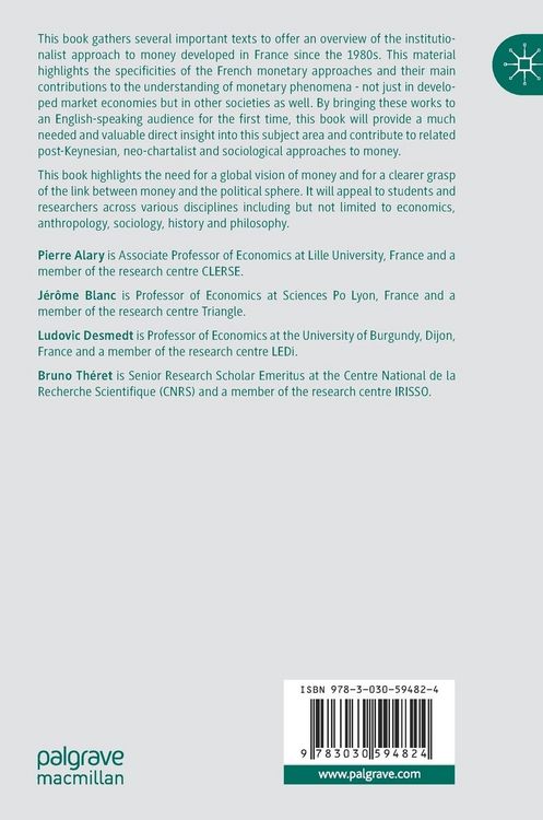 Produktbild: Institutionalist Theories of Money