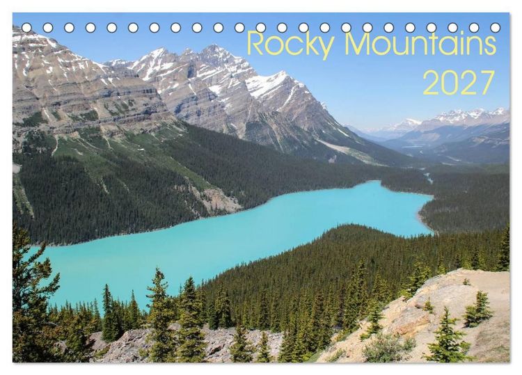 Produktbild: Rocky Mountains 2027 (Tischkalender 2027 DIN A5 quer), CALVENDO Monatskalender