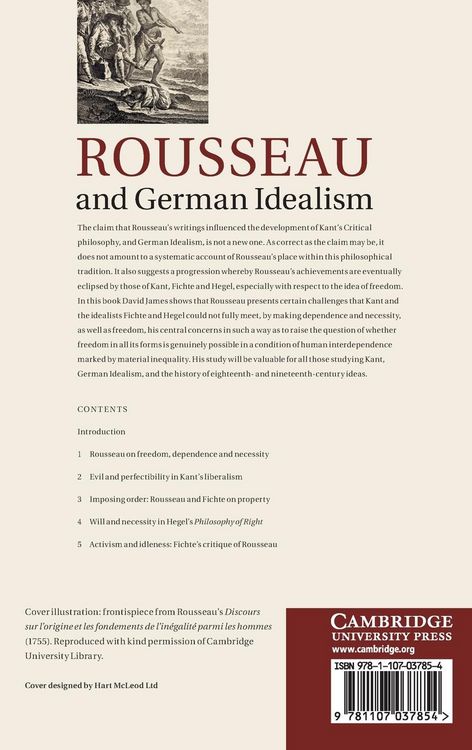 Produktbild: Rousseau and German Idealism