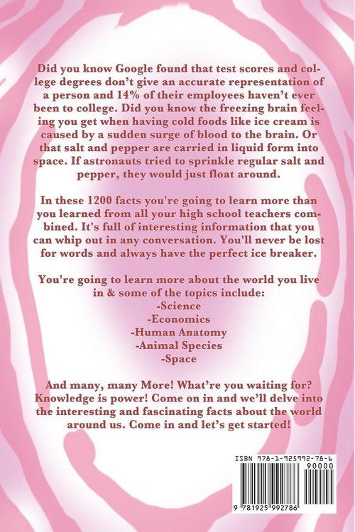 Produktbild: 1200 Fun, Random & Interesting Facts To Win Trivia! - Fact Books For Kids (Boys and Girls Age 12 - 15)