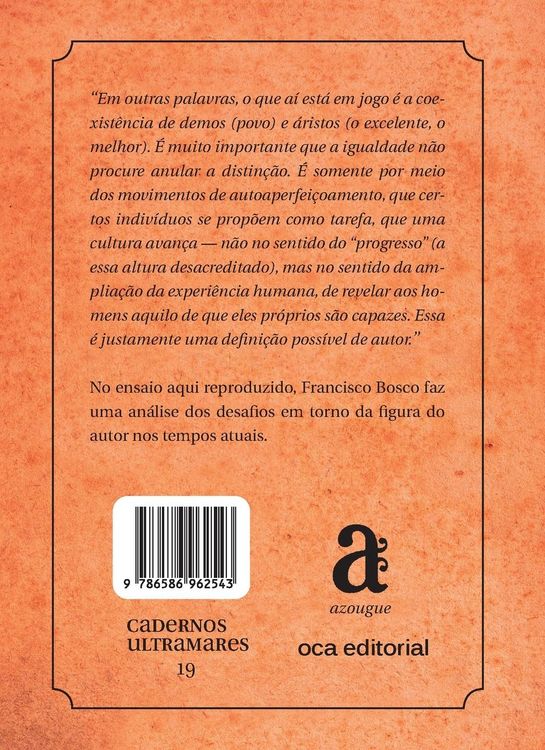 Produktbild: O futuro da ideia de autor