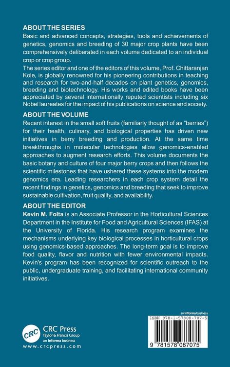 Produktbild: Genetics, Genomics and Breeding of Berries