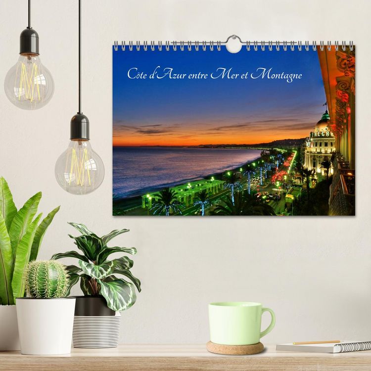Produktbild: C&ocirc;te d'Azur entre Mer et Montagne (Calendrier mural 2026 DIN A4 vertical), CALVENDO calendrier mensuel