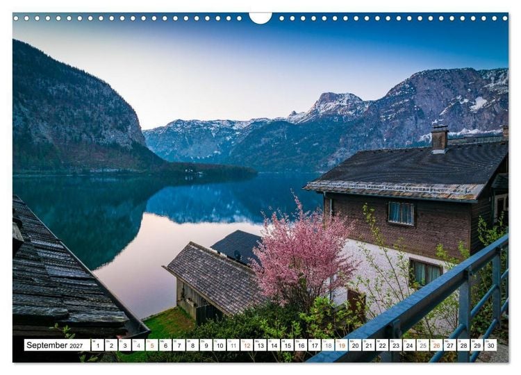 Produktbild: Hallstatt - Impressionen im Fr&uuml;hling (Wandkalender 2027 DIN A3 quer), CALVENDO Monatskalender