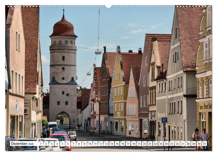 Produktbild: N&ouml;rdlingen - Eine runde Sache (hochwertiger Premium Wandkalender 2026 DIN A2 quer), Kunstdruck in Hochglanz