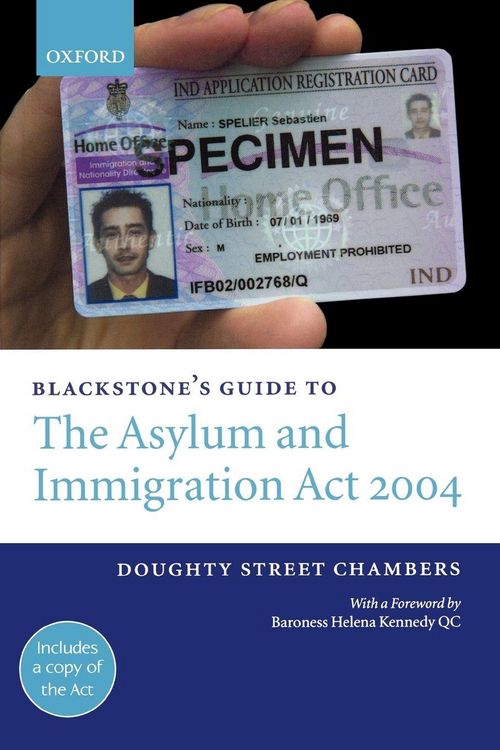 Produktbild: Blackstone's Guide to the Asylum and Immigration (Treatment of Claimants, Etc) Act 2004