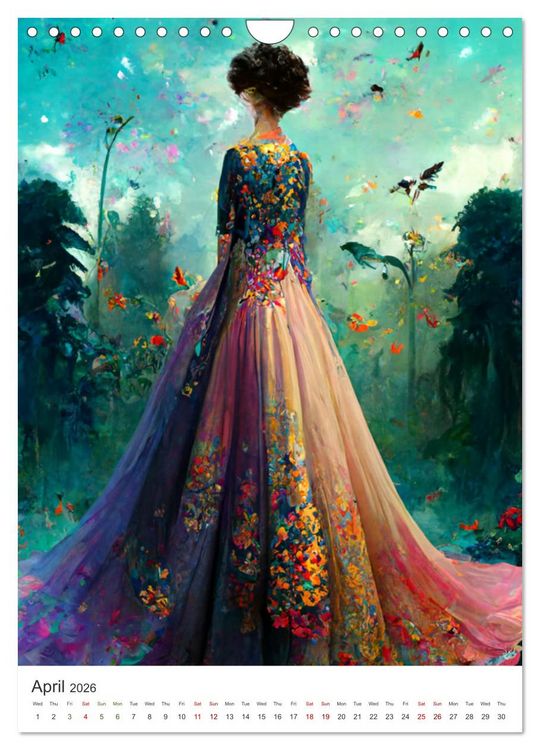 Produktbild: The Princess Garden (Wall Calendar 2026 DIN A4 portrait), CALVENDO 12 Month Wall Calendar