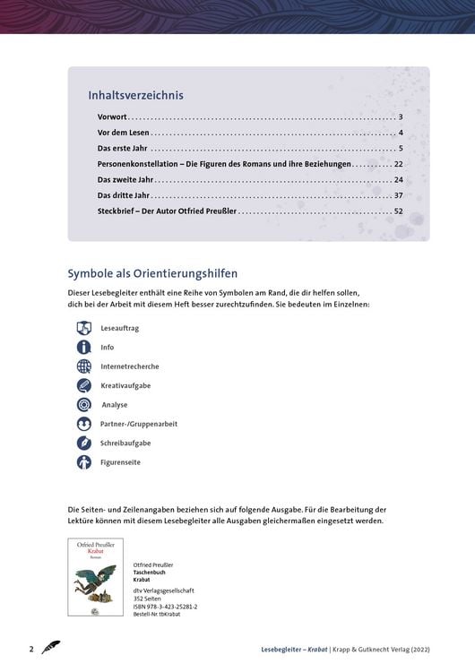 Produktbild: Krabat &ndash; Otfried Preu&szlig;ler &ndash; Lesebegleiter