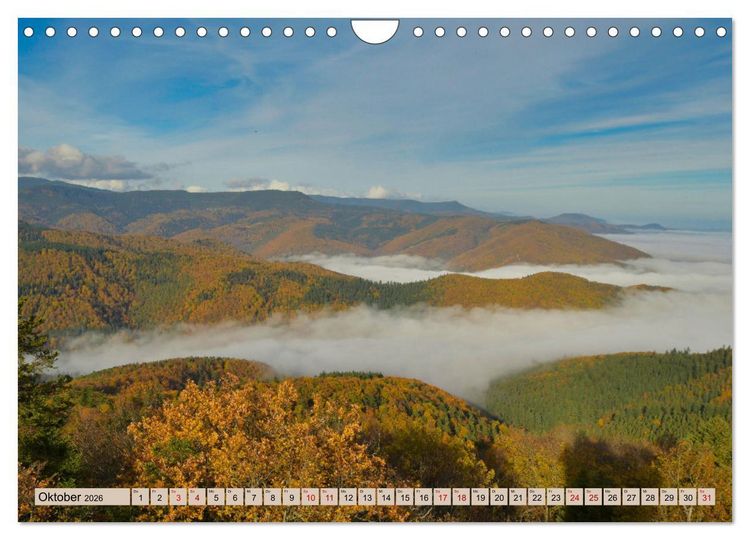 Produktbild: Vogesen - wundersch&ouml;n (Wandkalender 2026 DIN A4 quer), CALVENDO Monatskalender