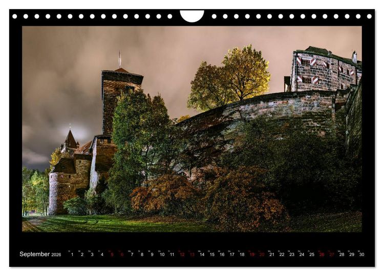 Produktbild: Historisches N&uuml;rnberg (Wandkalender 2026 DIN A4 quer), CALVENDO Monatskalender