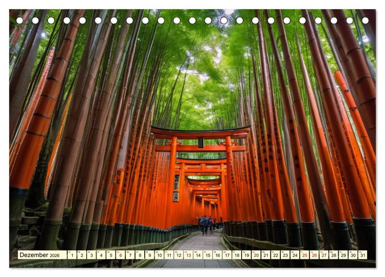 Produktbild: Typisch Japanisch (Tischkalender 2026 DIN A5 quer), CALVENDO Monatskalender