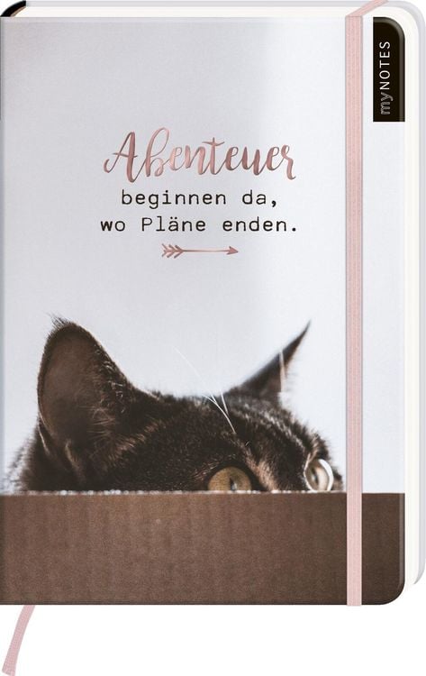 Produktbild: MyNOTES Notizbuch A5: Abenteuer beginnen da, wo Pläne enden