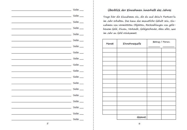 Produktbild: Haushaltsbuch zum Eintragen der Ausgaben