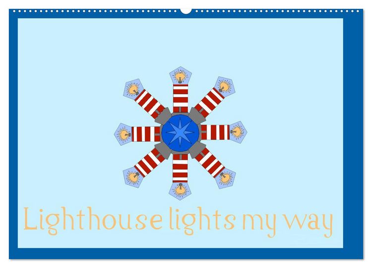 Produktbild: Lighthouse lights my way (Wall Calendar 2026 DIN A2 landscape), CALVENDO 12 Month Wall Calendar
