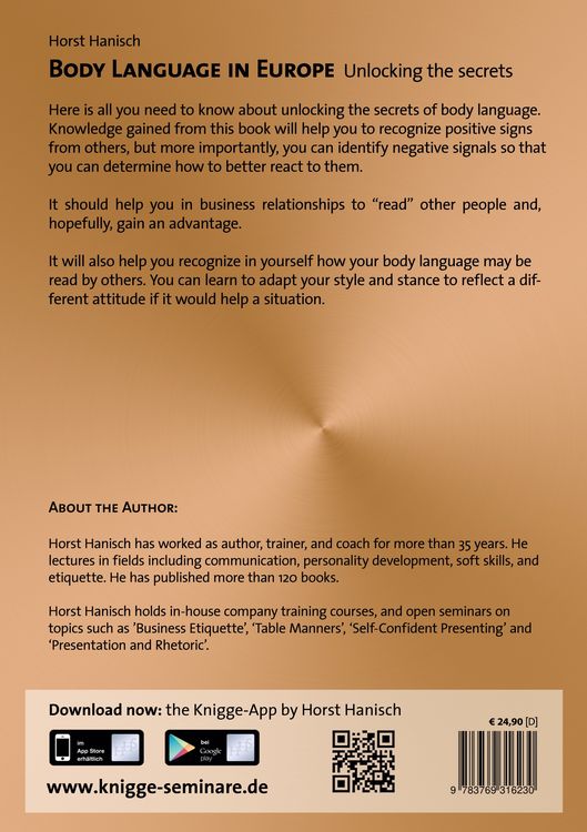 Produktbild: Body Language in Europe - Unlocking the Secrets