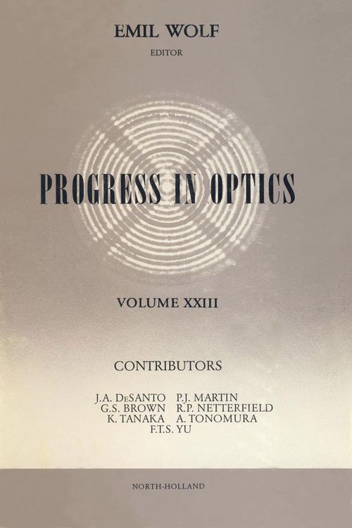 Produktbild: Progress in Optics
