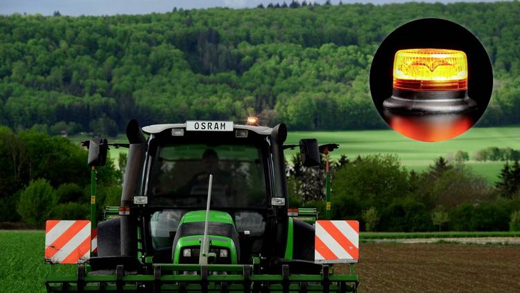 Produktbild: Osram Automotive Rundumleuchte Light Signal LED Beacon Light RBL102 12 V, 24 V &uuml;ber Bordnetz Schraubmontage Orange